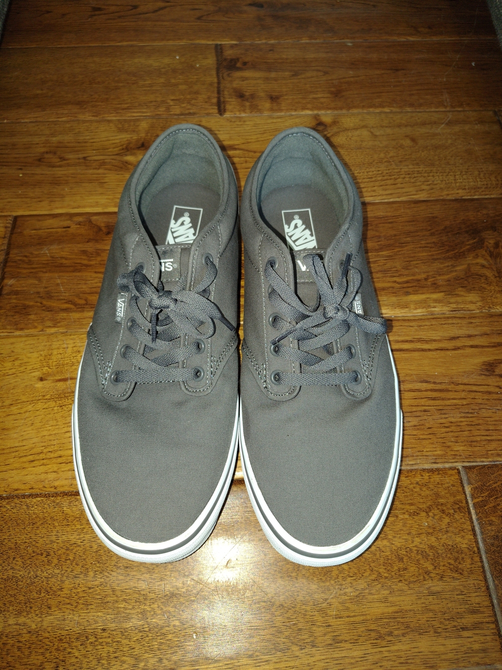 Vans Men’s Atwood Low-Top Sneakers in Charcoal Gray Men's Size 13
